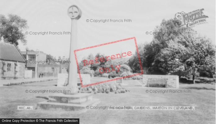 Photo of Marton In Cleveland, The Memorial Gardens c.1960
