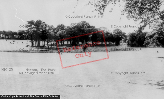 Photo of Marton In Cleveland, The Park c.1965