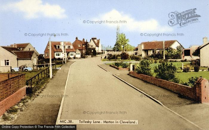 Photo of Marton In Cleveland, Tollesby Lane c.1965