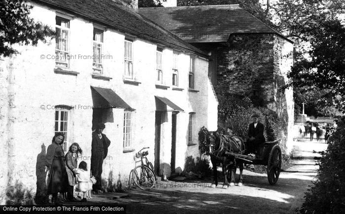 Photo of Mary Tavy, Cottages In The Village 1908