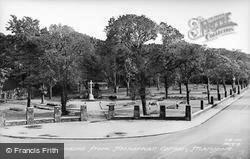Memorial Gardens From Netherhall Corner c.1955, Maryport