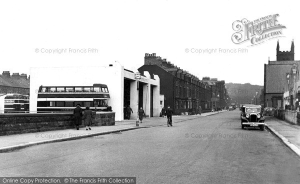 Photo of Maryport, The Bus Station c.1955