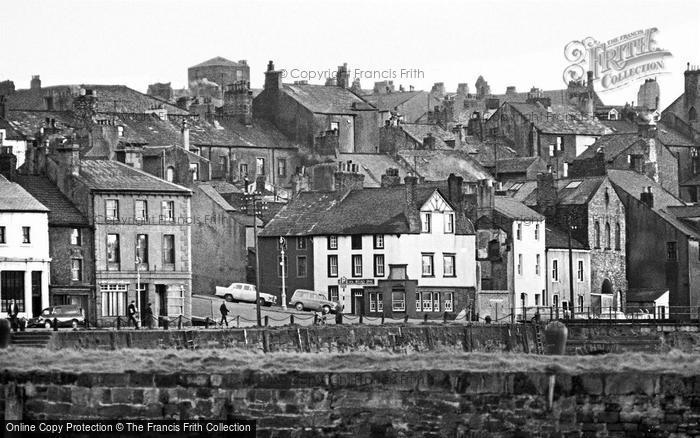 Photo of Maryport, View Over Old Harbour To North Quay And Well Lane 1964