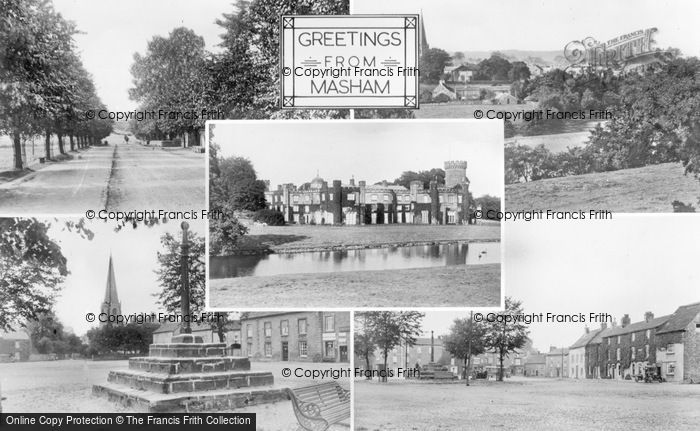 Photo of Masham, Composite c.1955