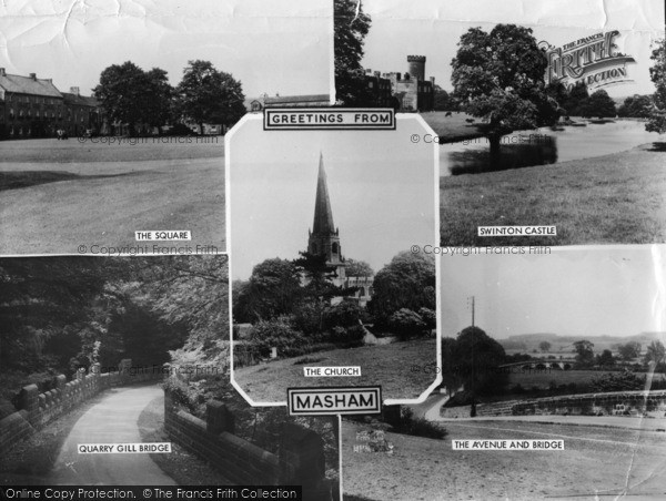 Photo of Masham, Composite c.1960