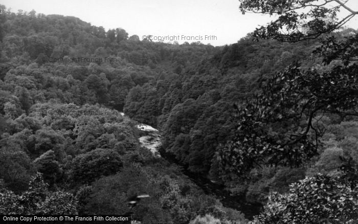 Photo of Masham, Hackfall, River Ure From Look Out 1927