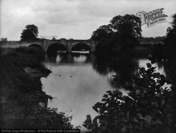 Photo of Masham, River And Bridge 1927