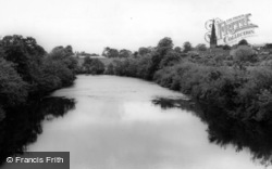 River From The Bridge c.1960, Masham