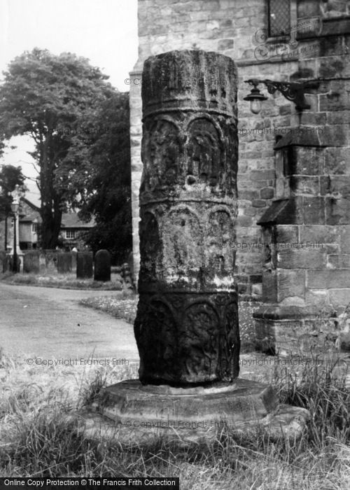 Photo of Masham, The Saxon Cross c.1960