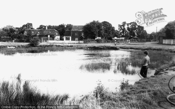 Photo of Matching Green, The Pond c.1960