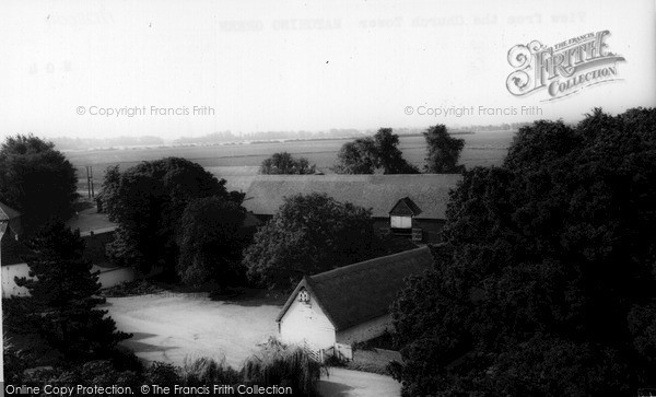 Photo of Matching Green, View From The Church Tower c.1955