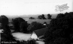 View From The Church Tower c.1955, Matching Green
