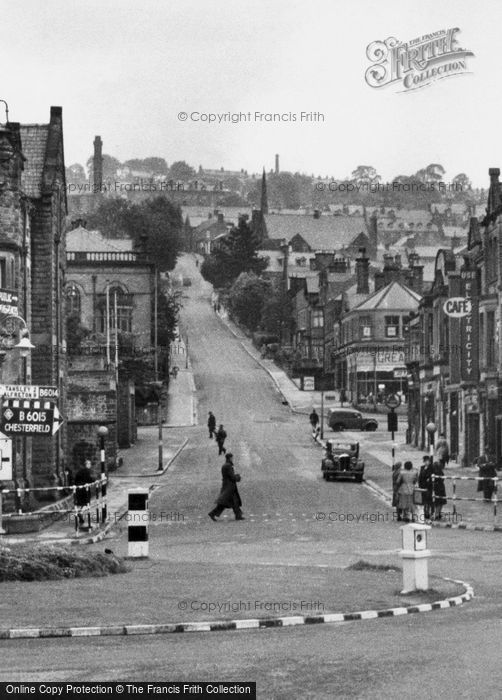 Photo of Matlock, Bank Road From Crown Square c.1949
