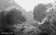 By The Derwent c.1884, Matlock Bath