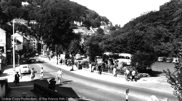 Photo of Matlock Bath, Heights Of Abraham From The Fish Pond c.1955