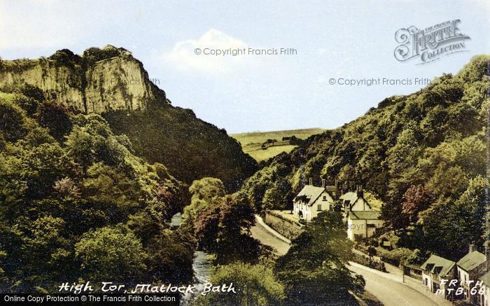 Photo of Matlock Bath, High Tor c.1955