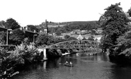 Jubilee Bridge c.1955, Matlock Bath