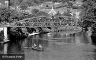 Jubilee Bridge c.1955, Matlock Bath