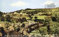 North Parade And River Derwent c.1955, Matlock Bath