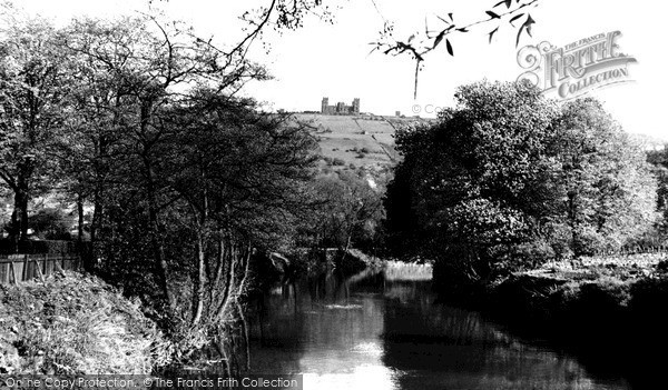 Photo of Matlock Bath, Riber Castle And River Derwent c.1955