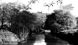 Riber Castle And River Derwent c.1955, Matlock Bath