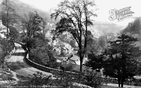 Photo of Matlock Bath, Road To Temple Hotel c.1864