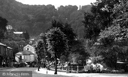 South Parade And The Heights Of Abraham c.1955, Matlock Bath