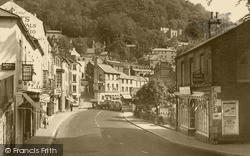 Matlock Bath, South Parade and the Heights of Abraham c1955