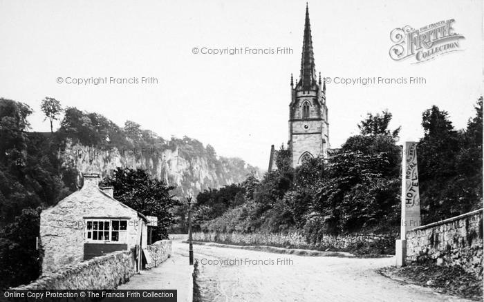 Photo of Matlock Bath, The Approach And Holy Trinity Church c.1860