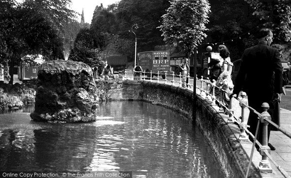 Photo of Matlock Bath, The Fish Pond c.1955