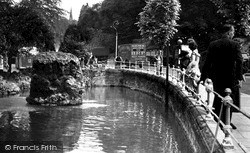 The Fish Pond c.1955, Matlock Bath