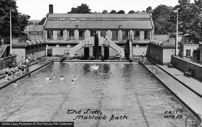 Photo of Matlock Bath, The Lido c.1955