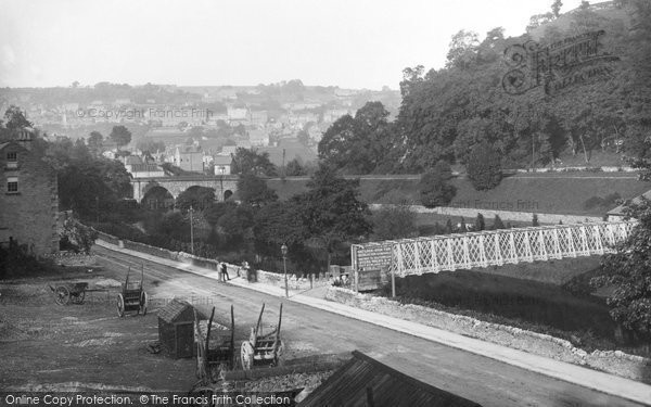 Photo of Matlock, The Footbridge, Matlock Bank 1886