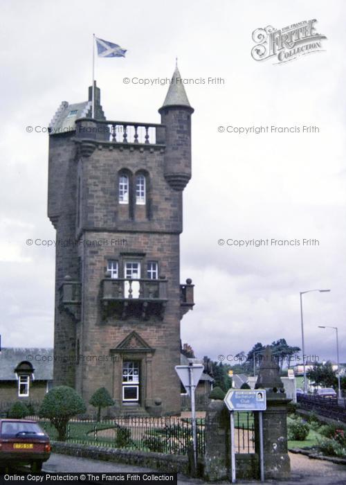 Photo of Mauchline, The Burns Memorial Tower 1988