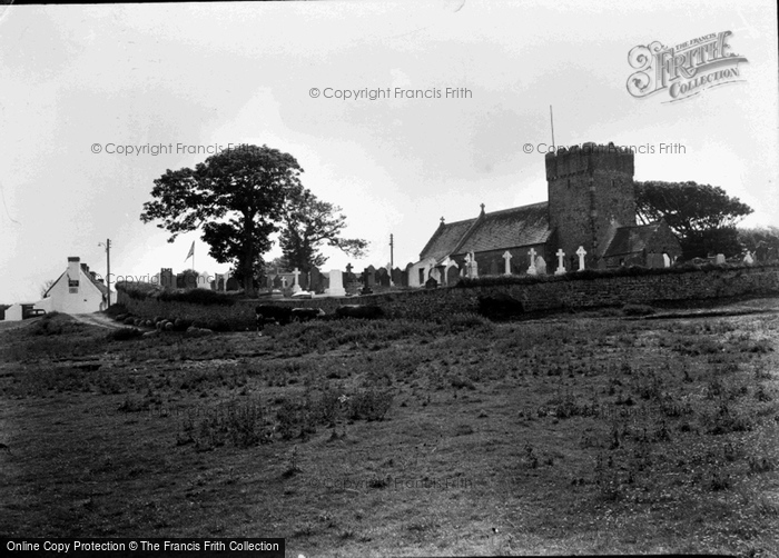 Photo of Mawdlam, Church And Angel Hotel 1938