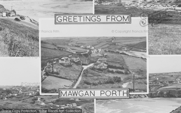 Photo of Mawgan Porth, Composite c.1955