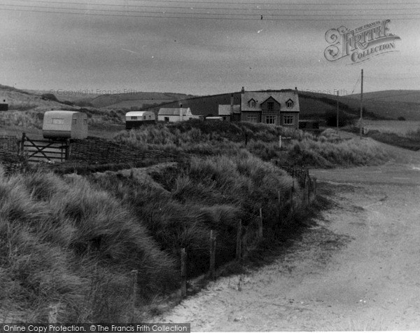 Photo of Mawgan Porth, The Caravan Park c.1955