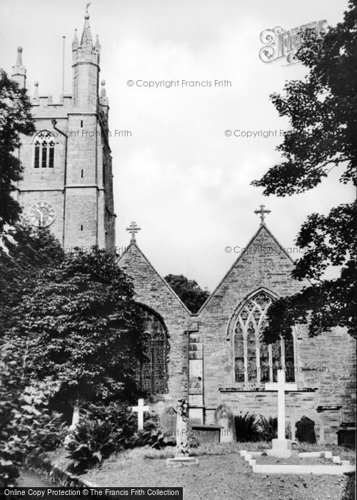 Photo of Mawgan Porth, The Church c.1955