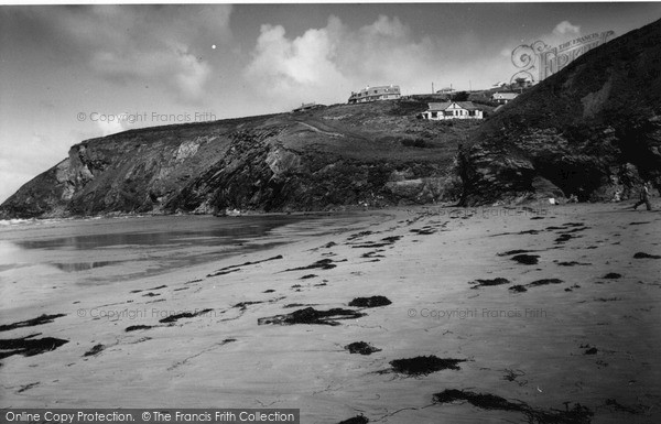 Photo of Mawgan Porth, The Cliffs c.1960