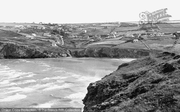 Photo of Mawgan Porth, Trenance From Beryl's Point c.1955