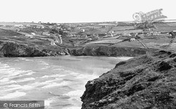 Trenance From Beryl's Point c.1955, Mawgan Porth