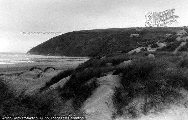 Photo of Mawgan Porth, View From Sandhills c.1955