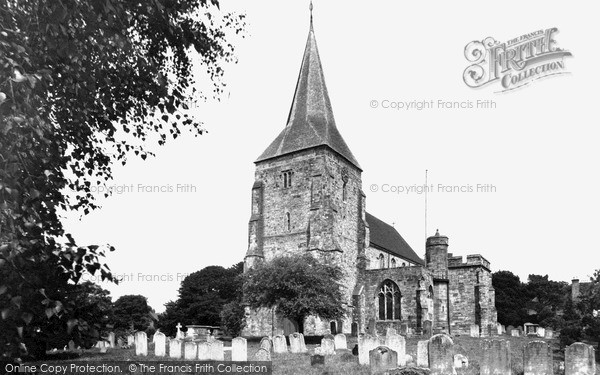 Photo of Mayfield, St Dunstan's Church c.1955