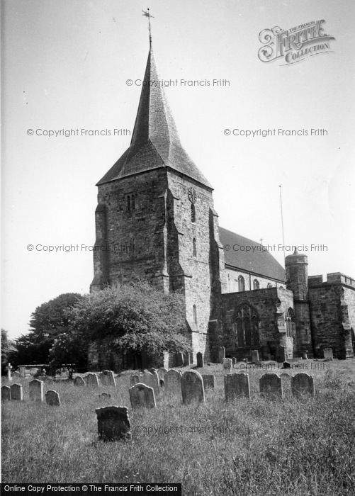Photo of Mayfield, St Dunstan's Church c.1955