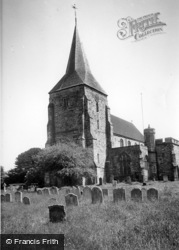 St Dunstan's Church c.1955, Mayfield
