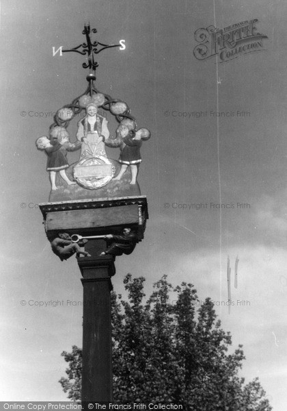 Photo of Mayfield, The Village Sign c.1950