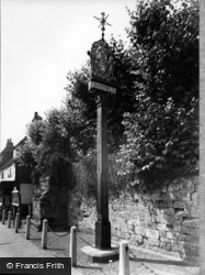 The Village Sign c.1955, Mayfield