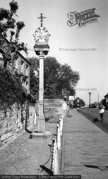Photo of Mayfield, The Village Sign c.1955