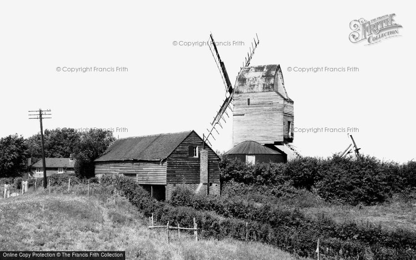 Mayfield, the Windmill, Argos Hill c1955