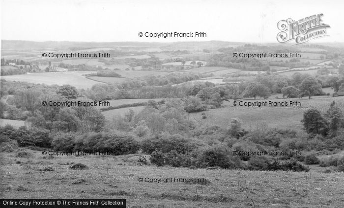 Photo of Mayfield, View From Old Windmill, Argos Hill c.1955